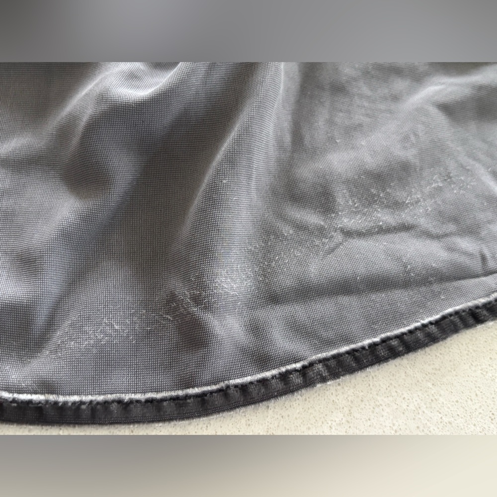 Anthropologie The Dylon Sleeveless Wide-Placket Top Velvet Edition Gray Sz. S - Picture 9 of 15